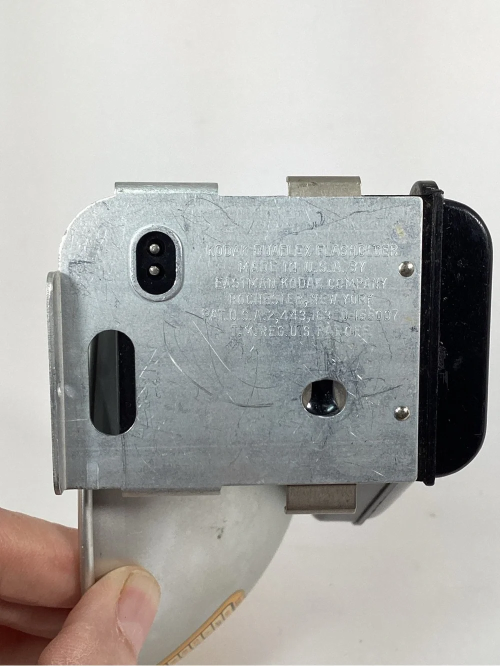 Vtg Kodak Duraflex Flasholder And Brownie Reflex Synchro Model Flasholder